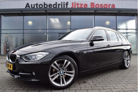 BMW 3-serie Touring - 320D Automaat High Executive Zwart Leder, Sportstoelen, Full Map Navi, Bi-Xeno - 1