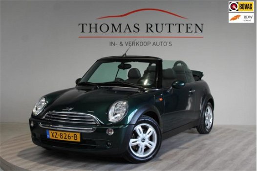 Mini Mini Cabrio - 1.6 Cooper 2006/ Electrische Kap/ LM/ Half leder/ Elek ramen + Spiegels/ Radio cd - 1