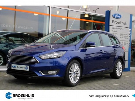 Ford Focus Wagon - 1.0 125PK TITANIUM Navigatie | Active City Stop | Parkeersensoren | LED dagrij ve - 1