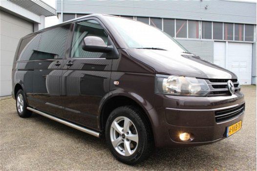 Volkswagen Transporter - 2.0TDI 140PK 7-DSG 2x-Schuifdeur Dubbel Cabine Lang Leer, Navi, Camera, LM1 - 1