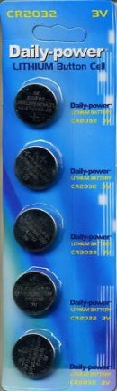 Lithium Batterij CR 2032 - 3V (5 stuks)