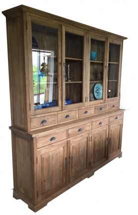 Winkelkast Arnhem teak 200 x 50/40 x 210cm - nr. 1
