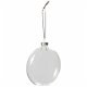 Glazen hangers ballen met met opening 8cm - 6 stuks - 8 - Thumbnail