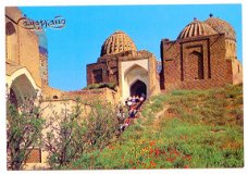 V143 Samarkand Shahi Zinda Complex of memorial and religious buildings  / Oezbekistan