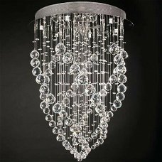 Lamp plafondlamp kristal nieuw gratis levering 2j garantie