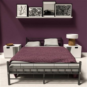 bed metaal 140x200cm of 180x200cm nieuw gratis verzending - 1