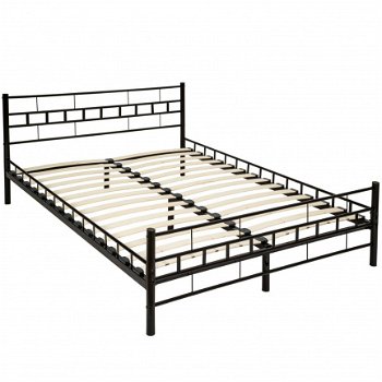 bed metaal 140x200cm of 180x200cm nieuw gratis verzending - 2