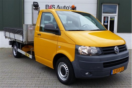 Volkswagen Transporter - 2.0 TDI L2H1 MARGE PICK-UP KIPPER OPENBAK AIRCO ELEKTRISCHE RAMEN - 1