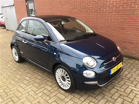 Fiat 500 - TwinAir Turbo 80pk Lounge Clima, Navi, Carplay, Parkeersens., - 1