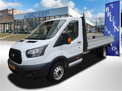 Ford Transit - 350 2.0 TDCI 130 Pk Open laadbak 4.25 cm Dubbel lucht EURO 6 Pick-up - 1