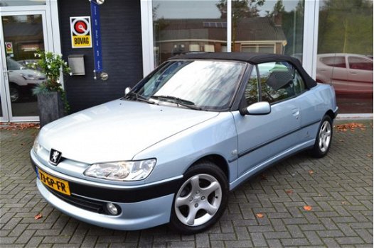 Peugeot 306 Cabriolet - 1.8-16V Airco / Leder / Elek. kap / APK 10-2020 / Compl. onderhoudshistorie - 1