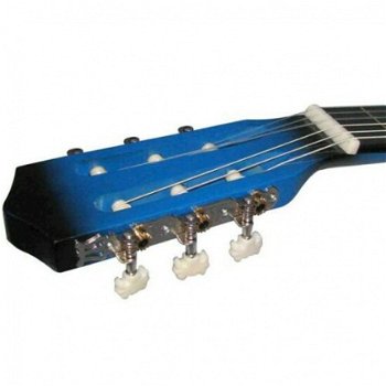 4/4 akoestische gitaar blauw nieuw gratis levering 2j garantie - 5