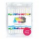 Dual Tip Brush Markers (12pcs) - Bright DOA 851100 - 1 - Thumbnail