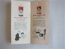 Antiek ESSO Olieproducten folder (1957)