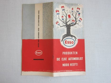 Antiek ESSO Olieproducten folder (1957) - 3
