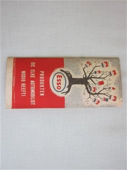 Antiek ESSO Olieproducten folder (1957) - 4