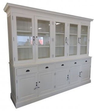 Landelijke white wash kast met scharnierdeuren vanaf 575= - Afbeelding 2