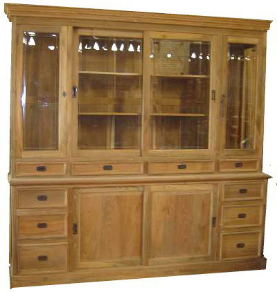 Winkelkast Rheden teak 225 x 50/40 220cm - nr. 1