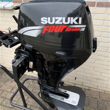 Suzuki 9.9 PK 4takt kortstaart knuppel buitenboordmotor - 3