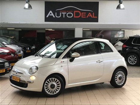 Fiat 500 - 0.9 TwinAir Lounge Lederen bekleding - 1