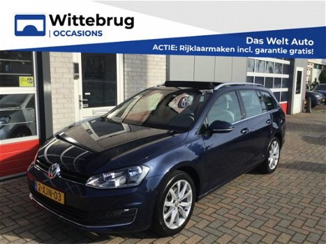 Volkswagen Golf Variant - 1.4 TSI Highline / AUTOMAAT/ NAVI/ PANO/ LEER/ 18'' LMV - 1