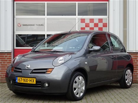 Nissan Micra - 1.2 Visia /Airco/CV/Leder/Elek. ramen/ISOFIX/lendensteun/NAP 1e eig DEALER ONDERHOUDE - 1