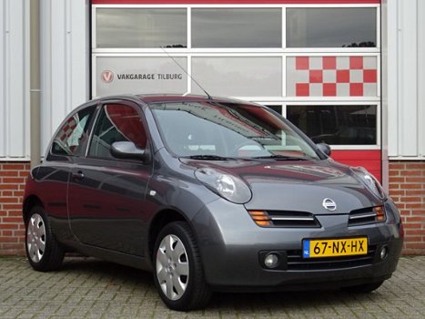 Nissan Micra - 1.2 Visia /Airco/CV/Leder/Elek. ramen/ISOFIX/lendensteun/NAP 1e eig DEALER ONDERHOUDE - 1