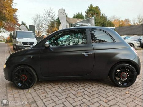 Fiat 500 - 0.9 TwinAir Turbo 'BLACK JACK' Clima Rood leer LM16 - 1