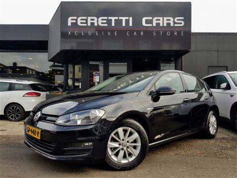 Volkswagen Golf - 1.6 TDI BLUEMOTION HIGHLINE EDITION-40 NAVI AIRCO PARK-ASSIST 6VERSN LMV PDC - 1