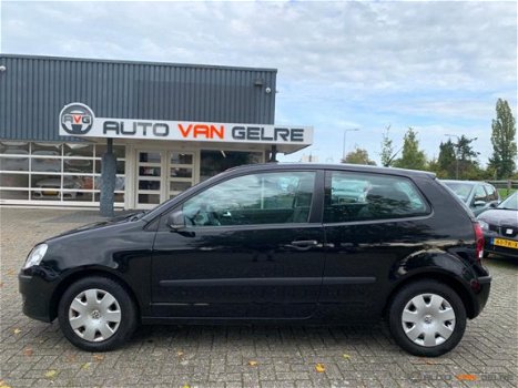 Volkswagen Polo - 1.2 2008*Zwart*Airco*Elek.pak*Nieuwe APK - 1