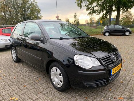 Volkswagen Polo - 1.2 2008*Zwart*Airco*Elek.pak*Nieuwe APK - 1