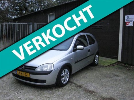 Opel Corsa - 1.2-16V Comfort 3D 2001 Grijs #1ste Eigenaar #Nap #APK - 1