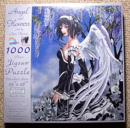 SunsOut - Angel and Flowers - 1000 Stukjes Nieuw - Afbeelding 2