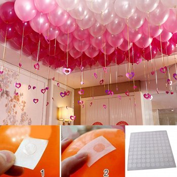 Ballon Glue dots ** 100 stuks - 1