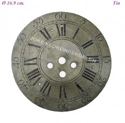 === Wijzerplaat = tin = oud === 41090