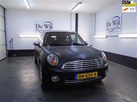 Mini Mini Clubman - 1.6 Cooper ZWART GEWRAPT ZEER NETJES incl. NWE APK /GARANTIE - 1