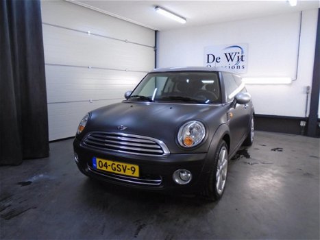 Mini Mini Clubman - 1.6 Cooper ZWART GEWRAPT ZEER NETJES incl. NWE APK /GARANTIE - 1