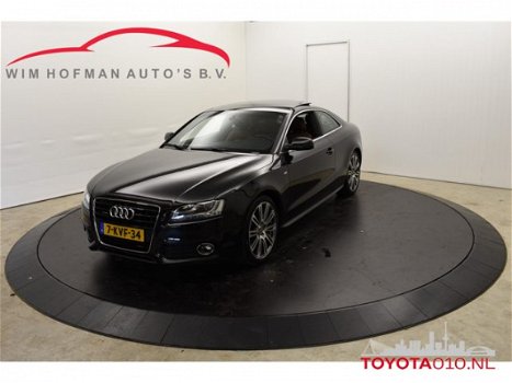 Audi A5 Coupé - 2.0 TFSI 211PK Quattro 2x S Line Schuifkanteldak Navi Leer - 1