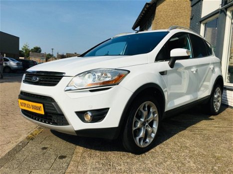 Ford Kuga - 2.5 20V Titanium 200 PK CRUISE/ LEER/ NAVI/ AUTOMAAT/ CLIMATE/ ZEER MOOI/ NIEUWE APK - 1