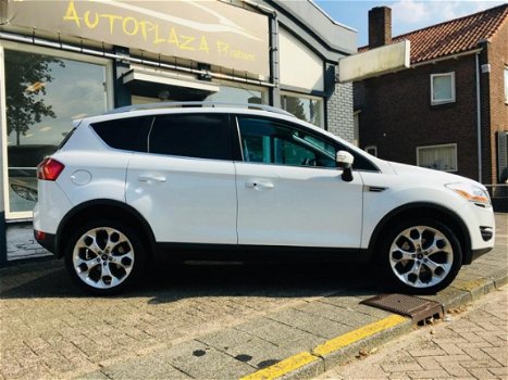 Ford Kuga - 2.5 20V Titanium 200 PK CRUISE/ LEER/ NAVI/ AUTOMAAT/ CLIMATE/ ZEER MOOI/ NIEUWE APK - 1