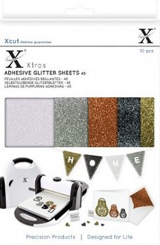 Xtra A5 Adhesive Glitter Sheets (10pcs) Metallics XCU174406