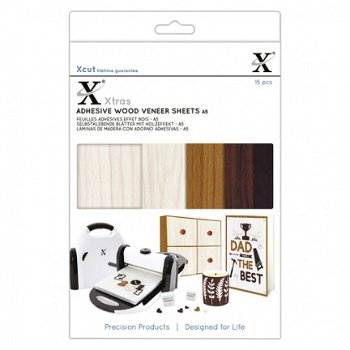 Xtra A5 Adhesive Wood Effect Sheets (15pcs) XCU174411 - 1
