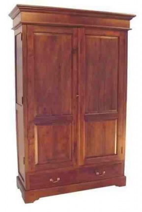 Kabinets kast Neede teak koloniaal 130 x 50 x 220cm - nr. 1