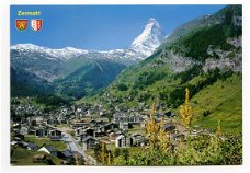 W009 Zermatt mit Matterhorn Mt Cervin / Zwitserland