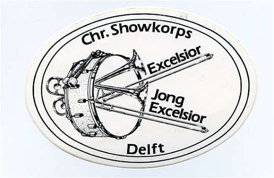 Y005 Excelsior Showkorps Delft Muziek / Sticker - 1