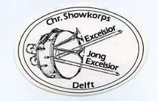 Y005 Excelsior Showkorps Delft Muziek / Sticker