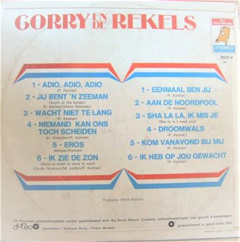 LP Corry & the Rekels - Adio, Adio, Adio - 2