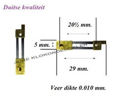 === Slingerveer = Franse pendule = nieuw === 33865