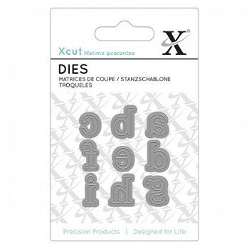 Xcut Mini Die (9pcs) - Serif Alpha 1 XCU503645 - 1