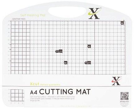Xcut A4 Self Healing Duo Cutting Mat - Black & White XCU268431 - 0